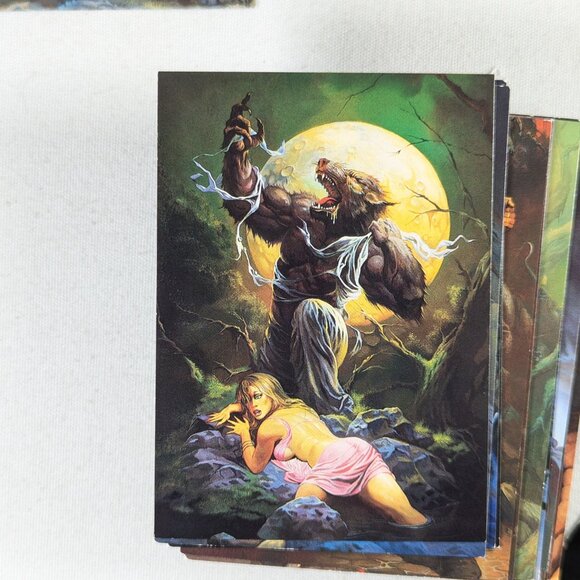 Ken Kelly fantasy art cards collection 2, 1994, BASE SET ONLY 90 cards - Picture 8 of 10